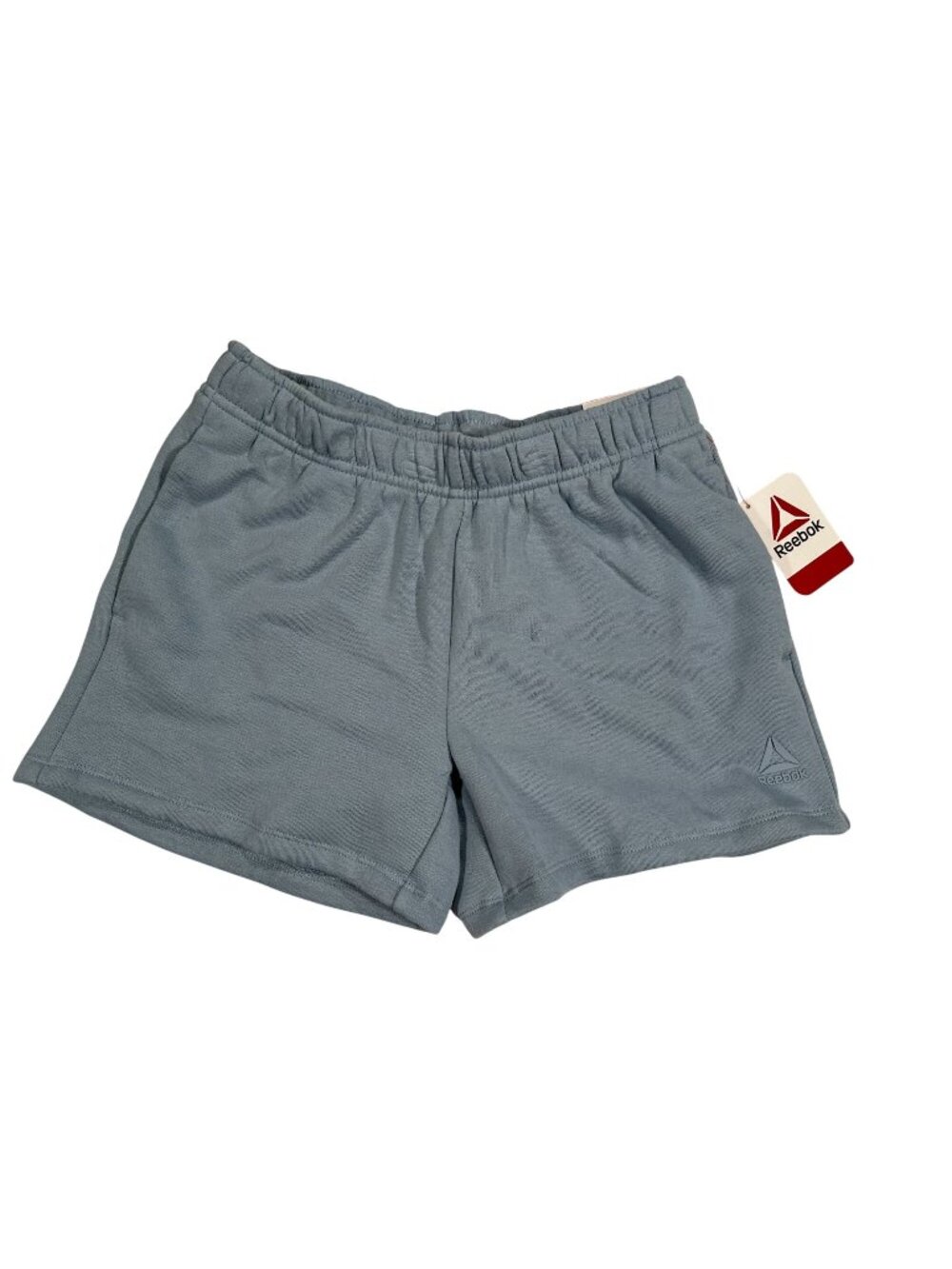 Reebok Womens XS Blue Relaxed Fit Shorts Lightweight Cotton Blend Activewear